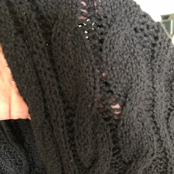 Free People Oversized Cabled Sweater - Image 7