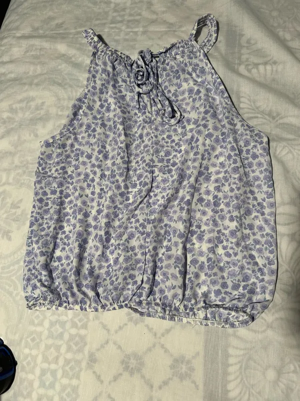 Sienna Sky Lavender Floral Halter Top - Image 2