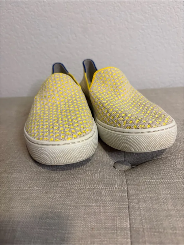 Rothy's Yellow Knit Slip-On sneakers 7 - Image 3