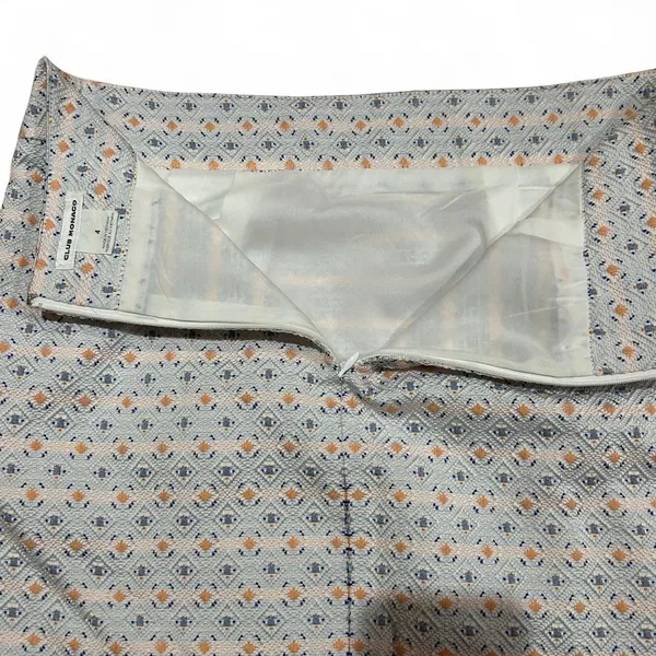 Club Monaco Geometric Jacquard Mini Skirt - Image 6
