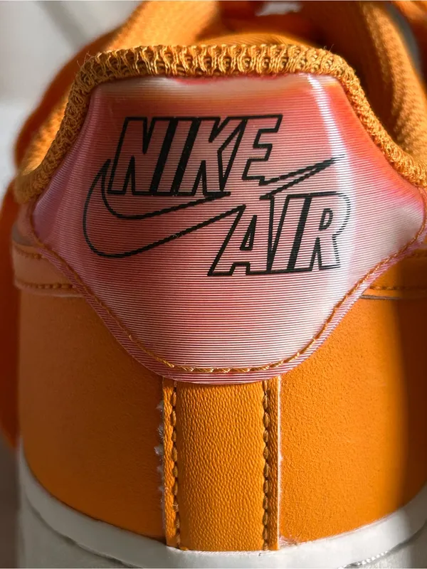 Nike Air Force 1 Low Essential “Orange Peel”Lifestyle‎ Sneakers Size 7.5 Womens - Image 10