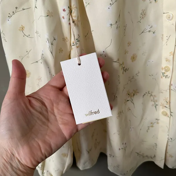 Aritzia Wilfred Nimbus Blouse - 2XS - NWT - Image 4