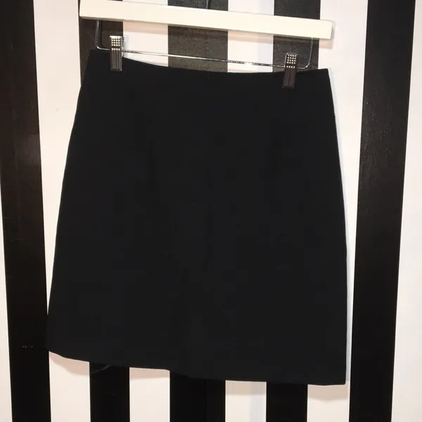 Y2K Black Career Office Business Casual Pencil Skirt Size 3/4 Junior’s - Image 2