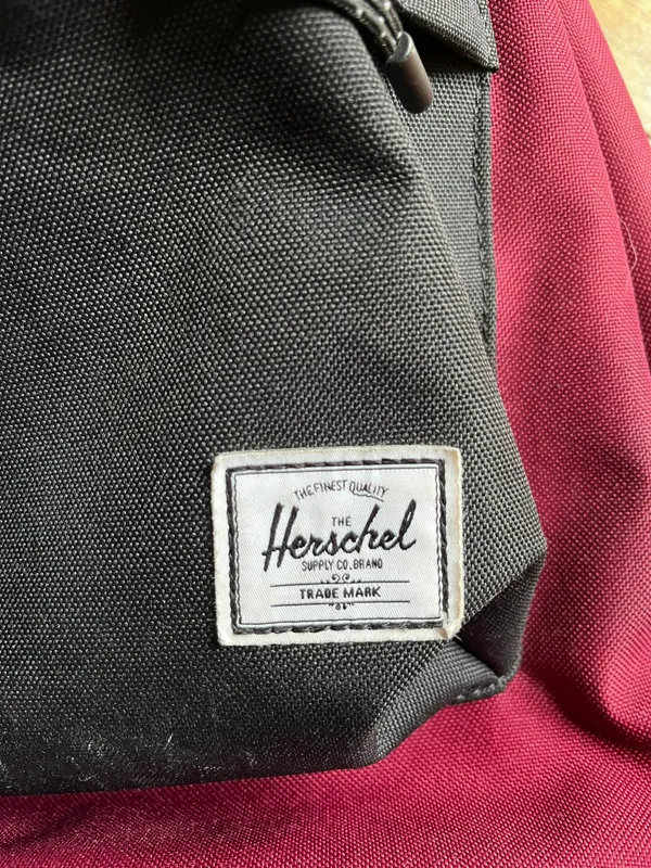 Herschel Supply Co. Maroon And Black Backpack - Image 2