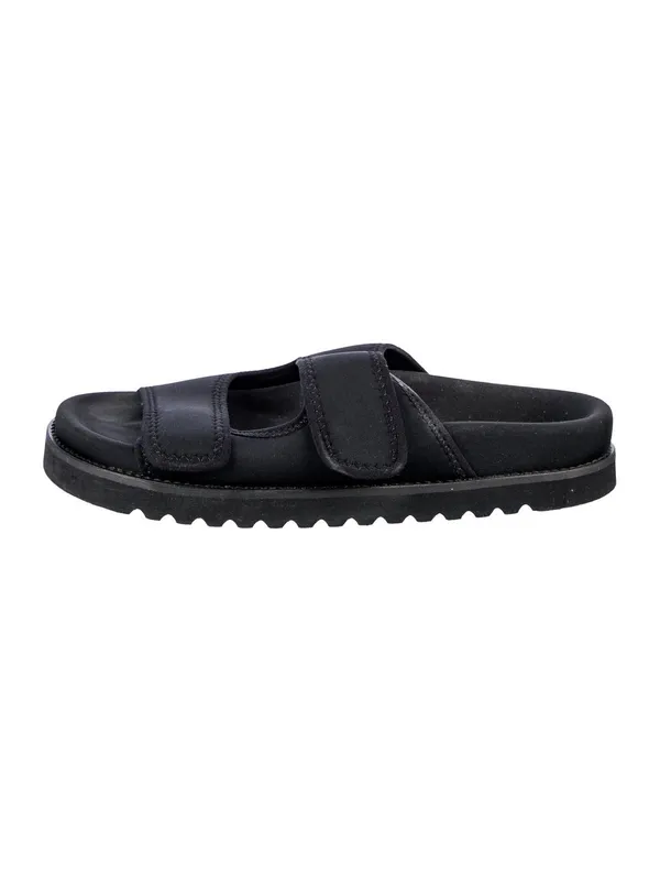 NWT 7.5 Jenni Kayne Women's Black Neoprene Double-Strap Slide Sandals Comfy - Image 2