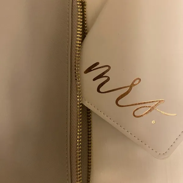 Bridal Honeymoon Passport Holder Clutch Set Mrs - Image 4