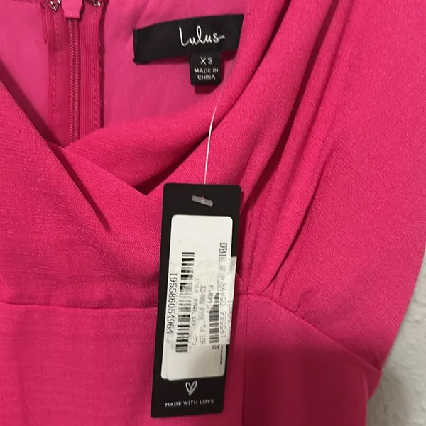 Lulus Evening of Splendor Hot Pink Surplice Maxi Dress Elegant, wedding, party ✨ - Image 6
