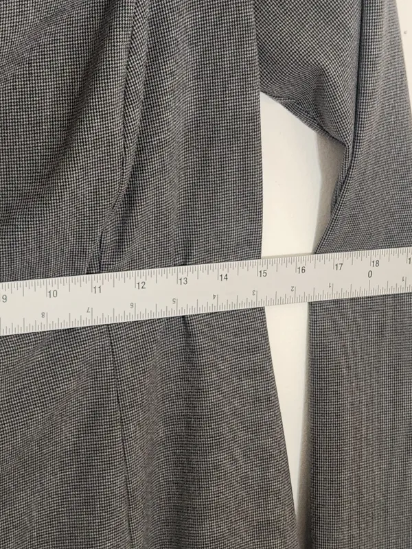 Zara Gray and Black Houndstooth Mini Dress with Cutout Size Large - Image 9