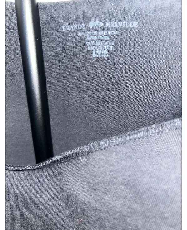 Brandy Melville long sleeve v neck crop size tag 3 - Image 2
