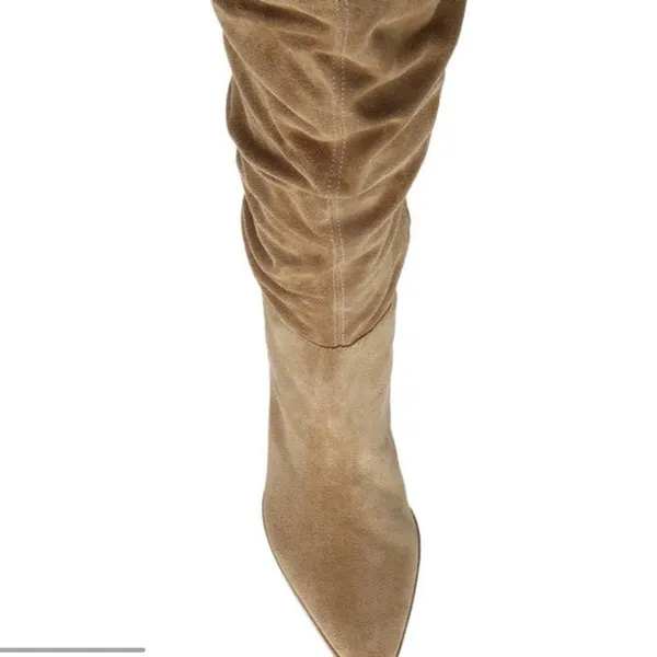 Steve Madden Haimi Suede Boots.‎ Women's Size 6.5M, Tan NEW MSRP $170 B65 - Image 7