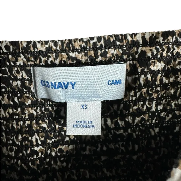 Old Navy Leopard Print Cami Dress XS Animal Print‎ Spaghetti Strap Mini Dress - Image 6