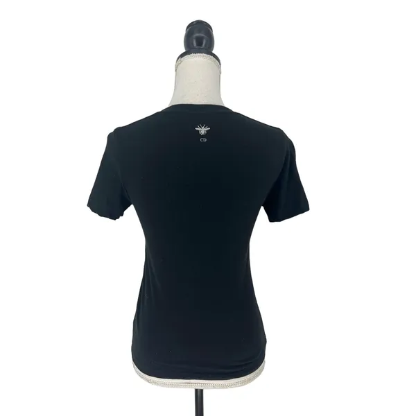 Dior Vibe Linen Blend Tee‎ Shirt in Black Size XS - Image 10