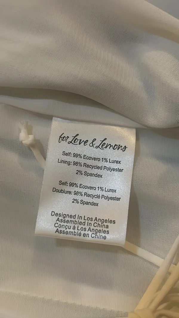 For Love & Lemons Leslie Crop Top Size XS - Image 6