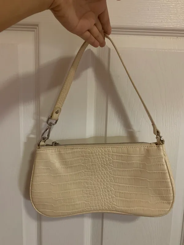 JW Pei White Crocodile shoulder Bag - Image 2