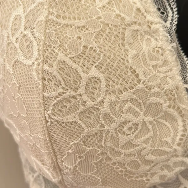 L - FREE PRESS - lace bras back open beige NWOT - Image 2