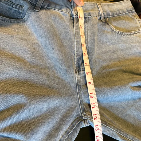 Womens XL Light Wash Denim Jeans High Rise Casual Everyday Sz 16 - Image 7