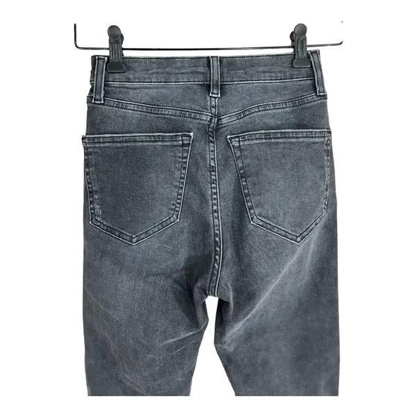 TOPSHOP MOTO Jamie Black Distressed Skinny Jeans Womens Size W24 24” Waist L30 - Image 4