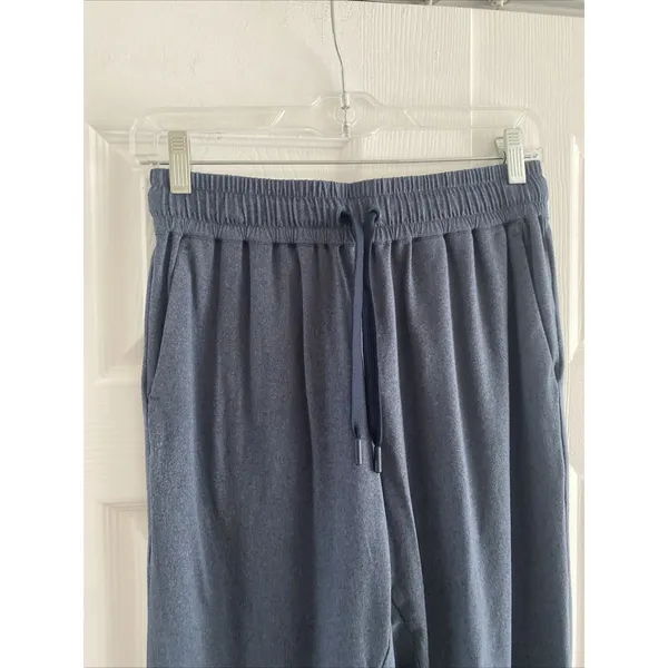 Peloton Heathered Navy Blue Joggers Womens Size XS Activewear Lounge Pants Sweat - Image 2