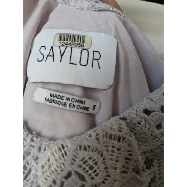 Saylor Dress Women Lilac Purple Adwoa MSRP:$288 Preppy Summer Cocktail Sz Small - Image 5