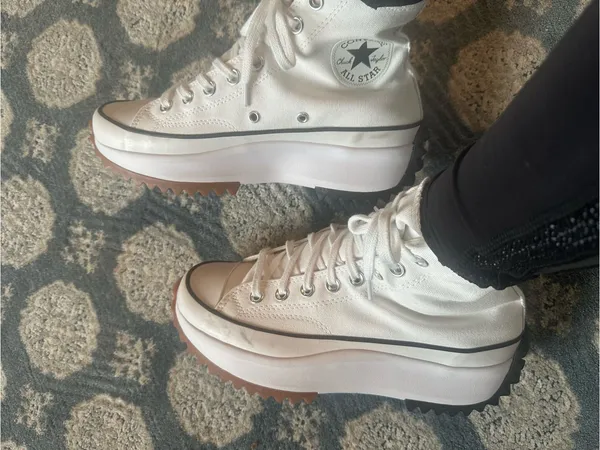 Converse Chick Taylor Run Star Hiking white high top canvas size 9 NWOT $110 - Image 6
