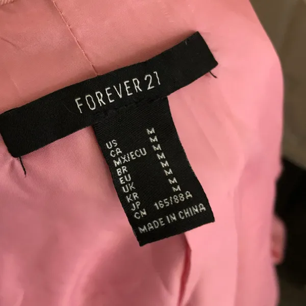 Pink Blazer Size M - Image 3