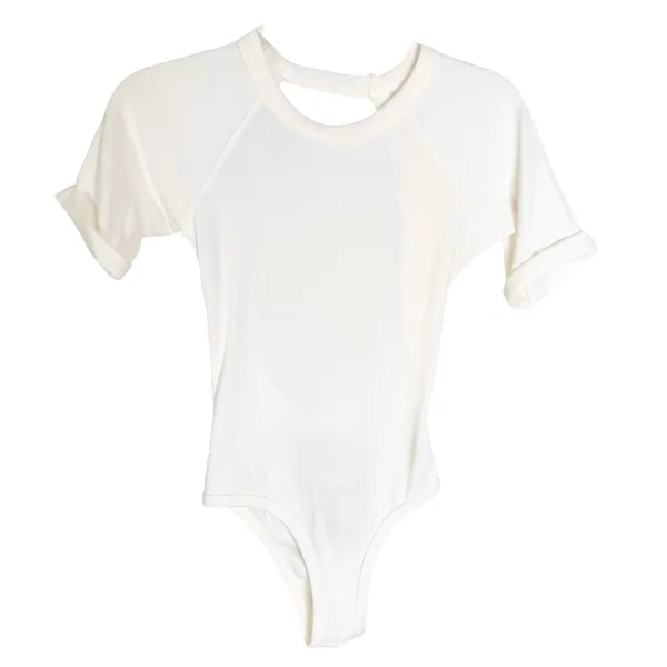 NWT The Line By K Remy Short Sleeve Bodysuit Ivory Size M - Image 7