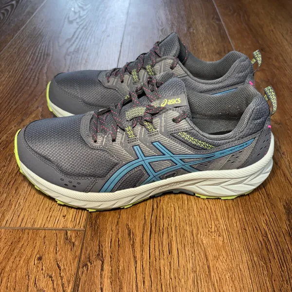 Asics Gel-Venture 9‎ Womens Trail Running Shoes Grey Blue 1012B313 Size 9.5 - Image 4