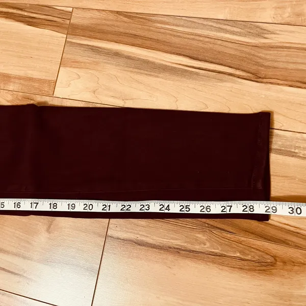 Madewell Women's Skinny Pant Sz 26x29 Maroon 19" Rise - Image 5