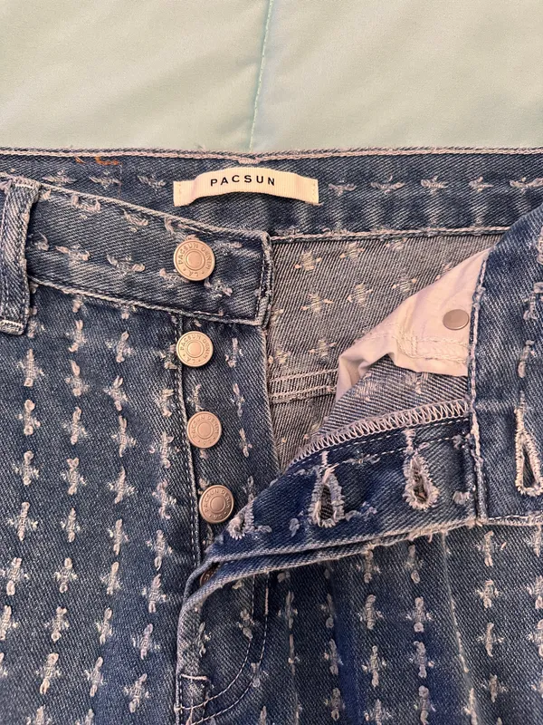 PacSun High-Rise Distressed Dad Jeans - Image 7