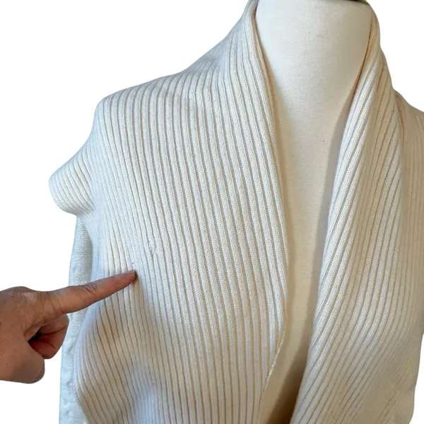 Ralph Lauren Black Label Circle Cable Knit Cardigan 100% Cashmere - Image 7