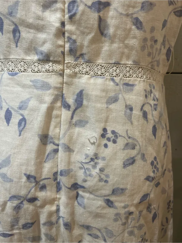 Reformation Ivory Maxi Dress with Lavender Floral Print - Image 11