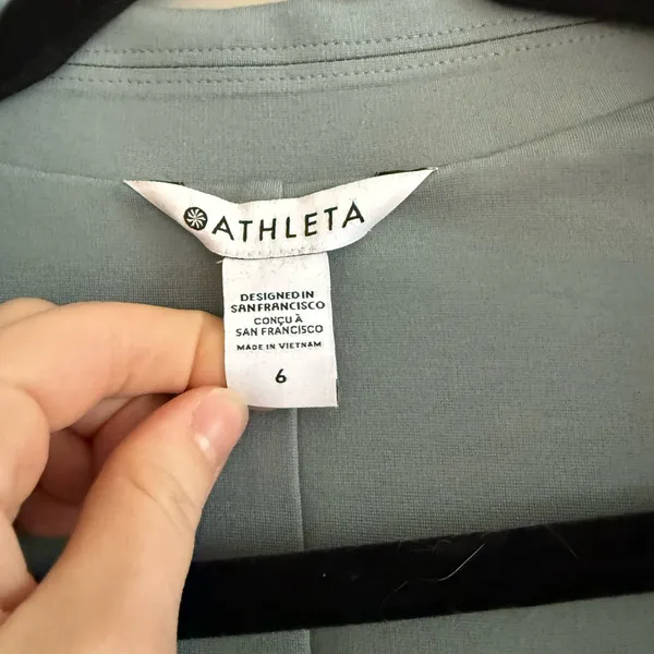Athleta Gray Blazer Relaxed Fit Lightweight - Image 2
