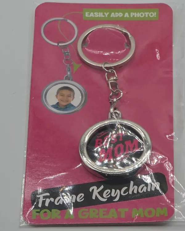 Frame Keychain "BEST MOM" Photo Frame - Image 2