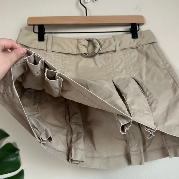 Vintage 90's Express Pleated Bubble Mini Skirt - Image 6