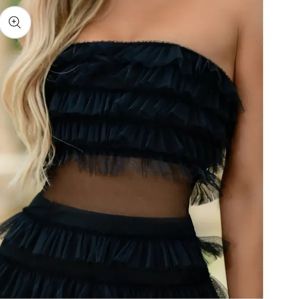 NWT VELVI GEORGIA Mini Tulle Black‎ Dress Sz XS - Image 4