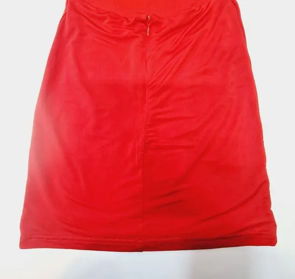 Superdown Davey Strappy Back Dress in Red XS - Image 8