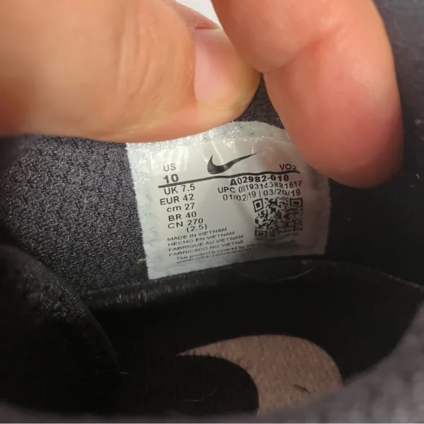 Nike Metcon 5‎ training shoes size 10 black & white sneakers - Image 8