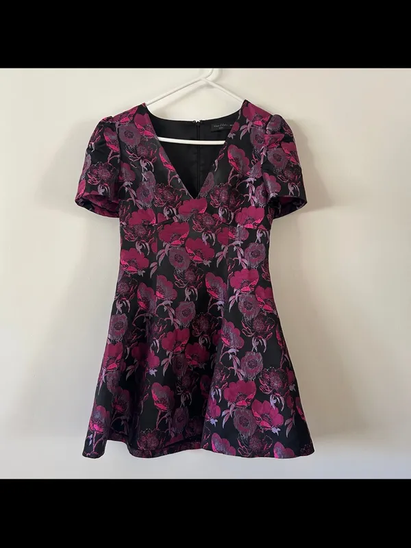 Revolve x House of Harlow 1960 Pink Floral Amara Floral Cocktail Dress Size S - Image 4