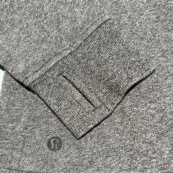 Lululemon Healthy Heart Coco‎ Pique Grey Hooded Pullover Size 6 D28 - Image 7