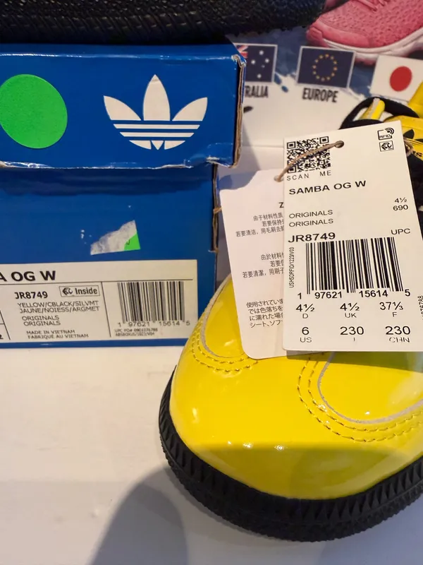 Women’s Adidas Samba OG size 6W - Image 9