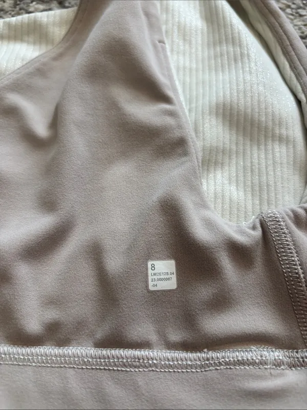 Lululemon Align Asymmetrical Ribbed Bra *Light Support A/B Cup Shine size 8 - Image 4