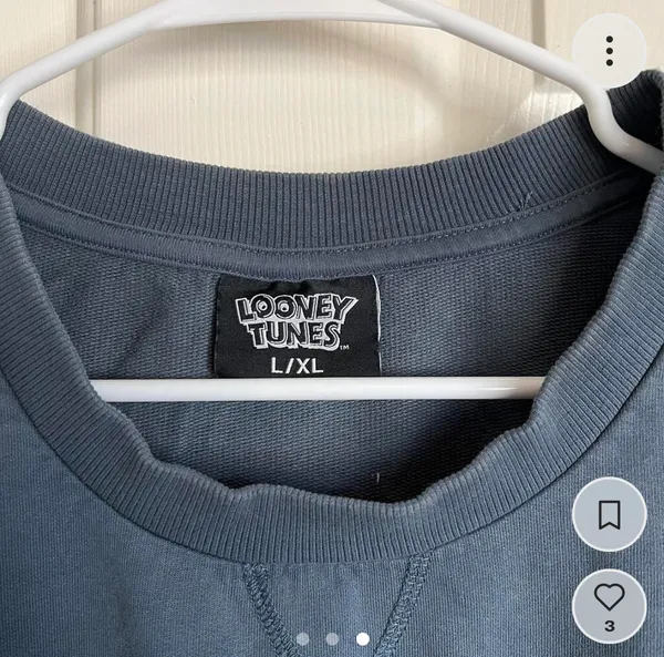 Princess Polly Looney Tunes Crew Jumper Blue - Image 3