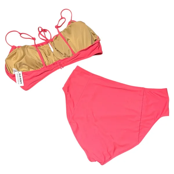 Old Navy 2 Piece Bikini Daylily Pink XL/XXL - Image 2