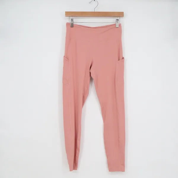 Paddington Station Pink High Rise Leggings Womens Medium Side Pockets Activewear - Image 2