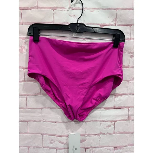 Crz yoga swim bikini bottoms size medium hibiscus‎ purple - Image 2