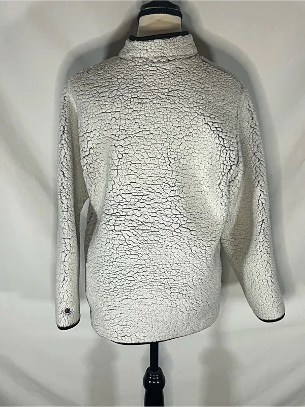Champion Wichita State University WSU Women’s Full Zip Sherpa Fleece Jacket M - Image 5