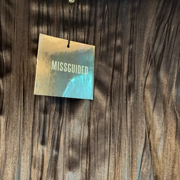 Missguided grey velour dress Size 2 NWT - Image 3