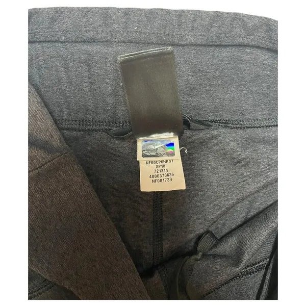 The North Face Leggings Womens S Ankle Pants Logo Stretch Pull On Yoga Gray - Image 6