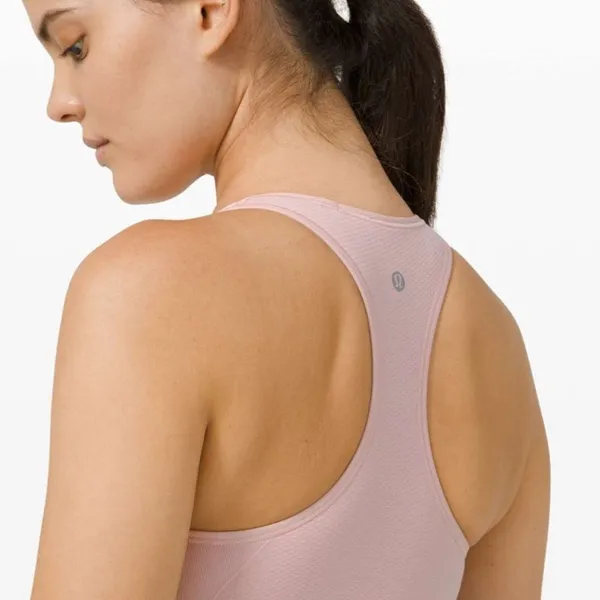 Lululemon Ebb to Train Bra *Medium Support, C/D Cup Porcelain Pink - Image 3