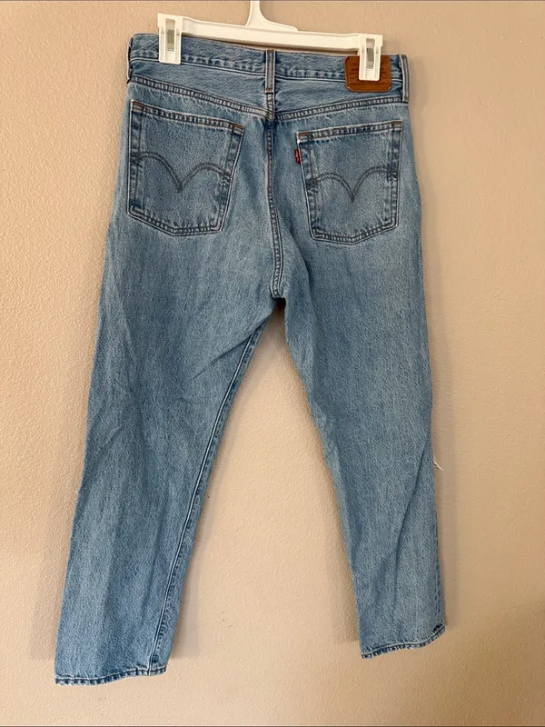 Levi's Light Blue Distressed Women's Jeans - Image 5